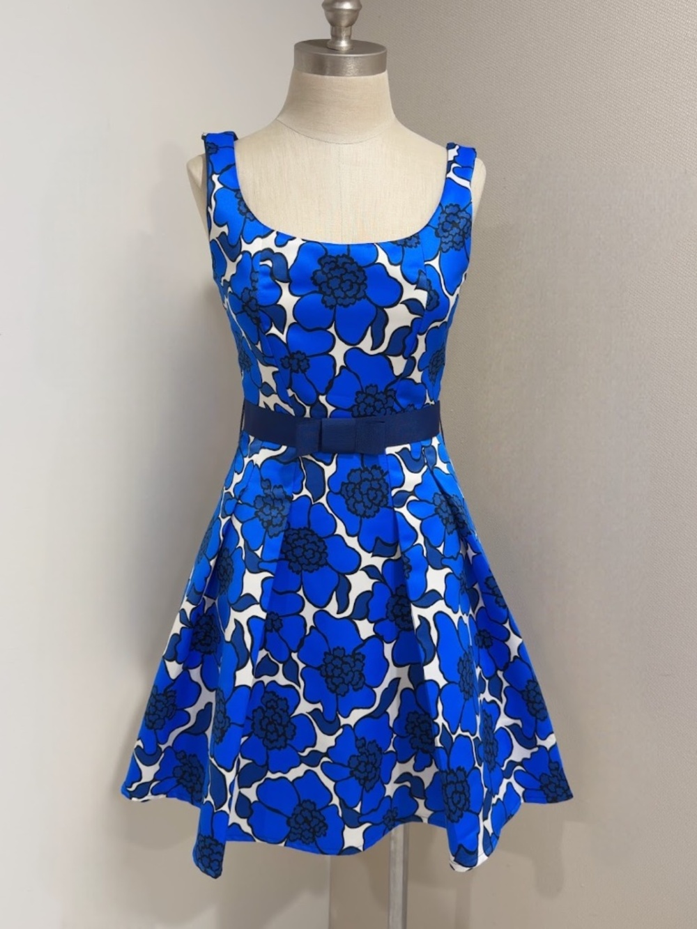 Queen Of Heart Made In Italy Vintage Y2K Floral Fit & Flare Dress Size 40 US XS